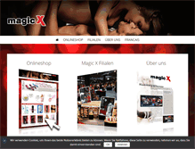 Tablet Screenshot of magic-x.com